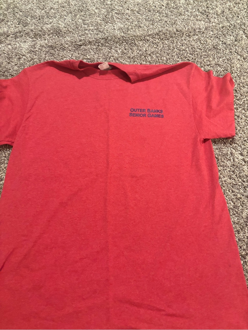 adidas Red Graphic Crew Tee